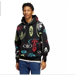 adidas Men's Originals All Over Print Pullover Hoodie